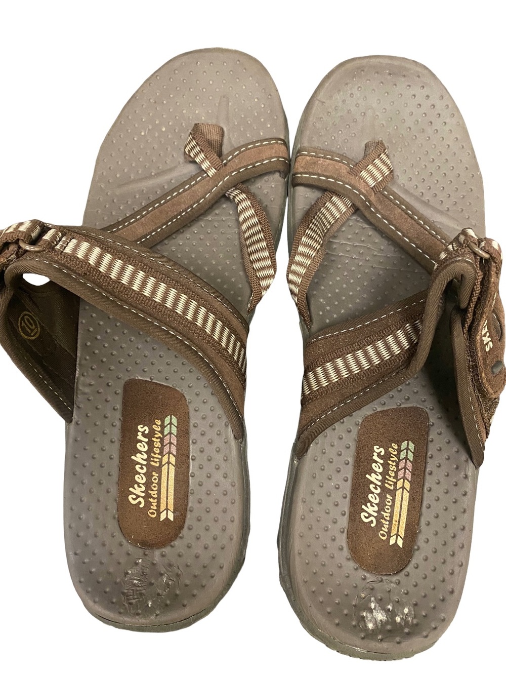 Skechers Women's Outdoor Lifestyle Brown Sandles Size 10
